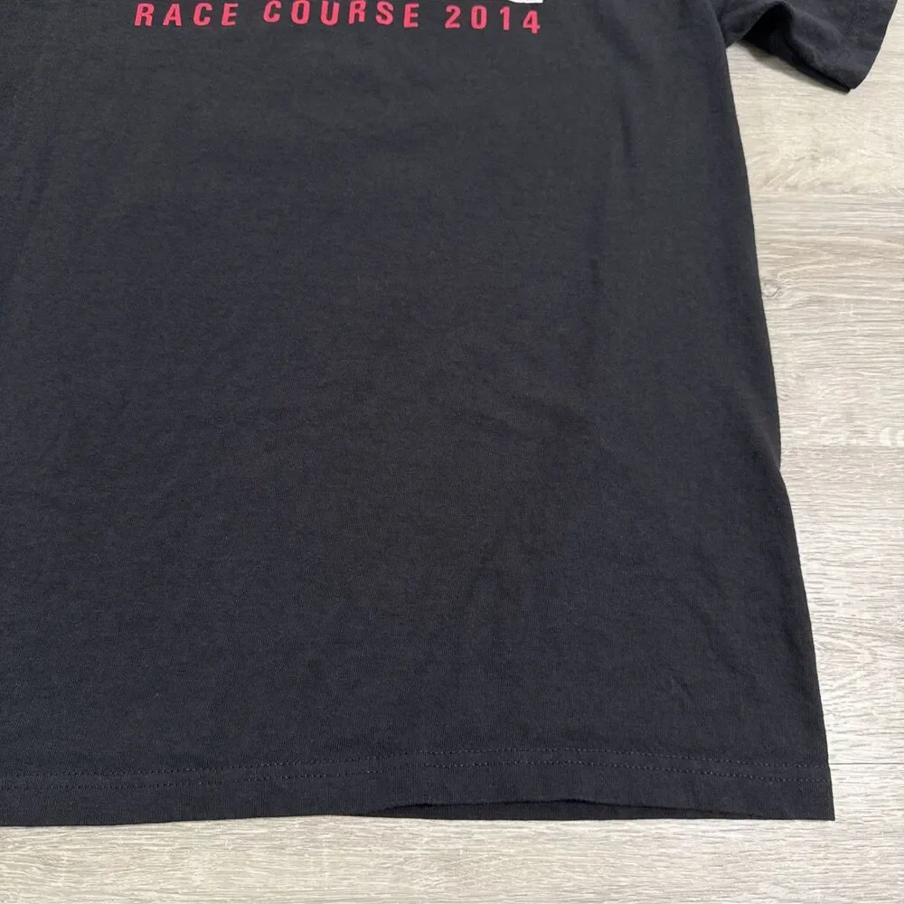Saratoga Race Course Racetrack Shirt 2014 Men's Black Medium Horse Racing Tee